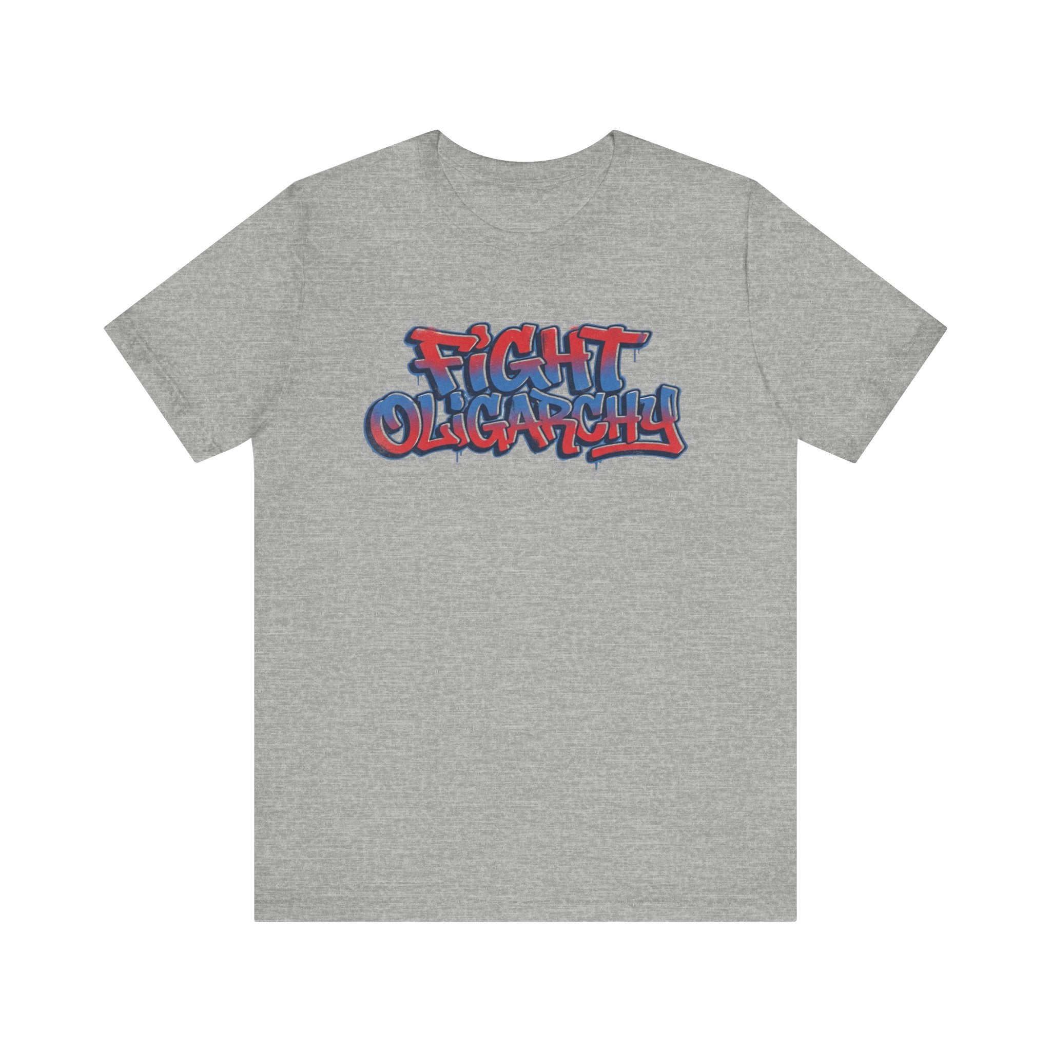 Fight Oligarchy! Bernie and Abdul Unisex Jersey Short Sleeve Tee
