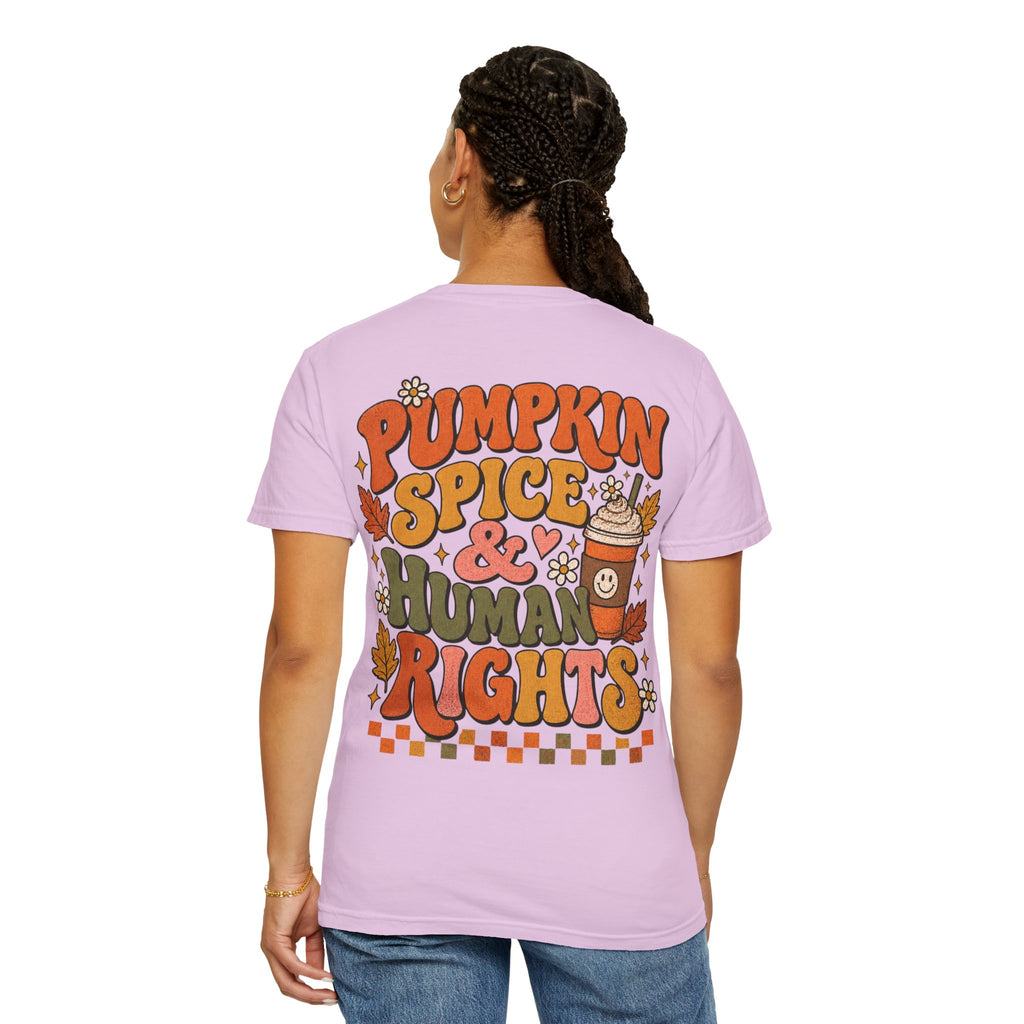Pumpkin Spice Era Unisex Garment-Dyed T-shirt