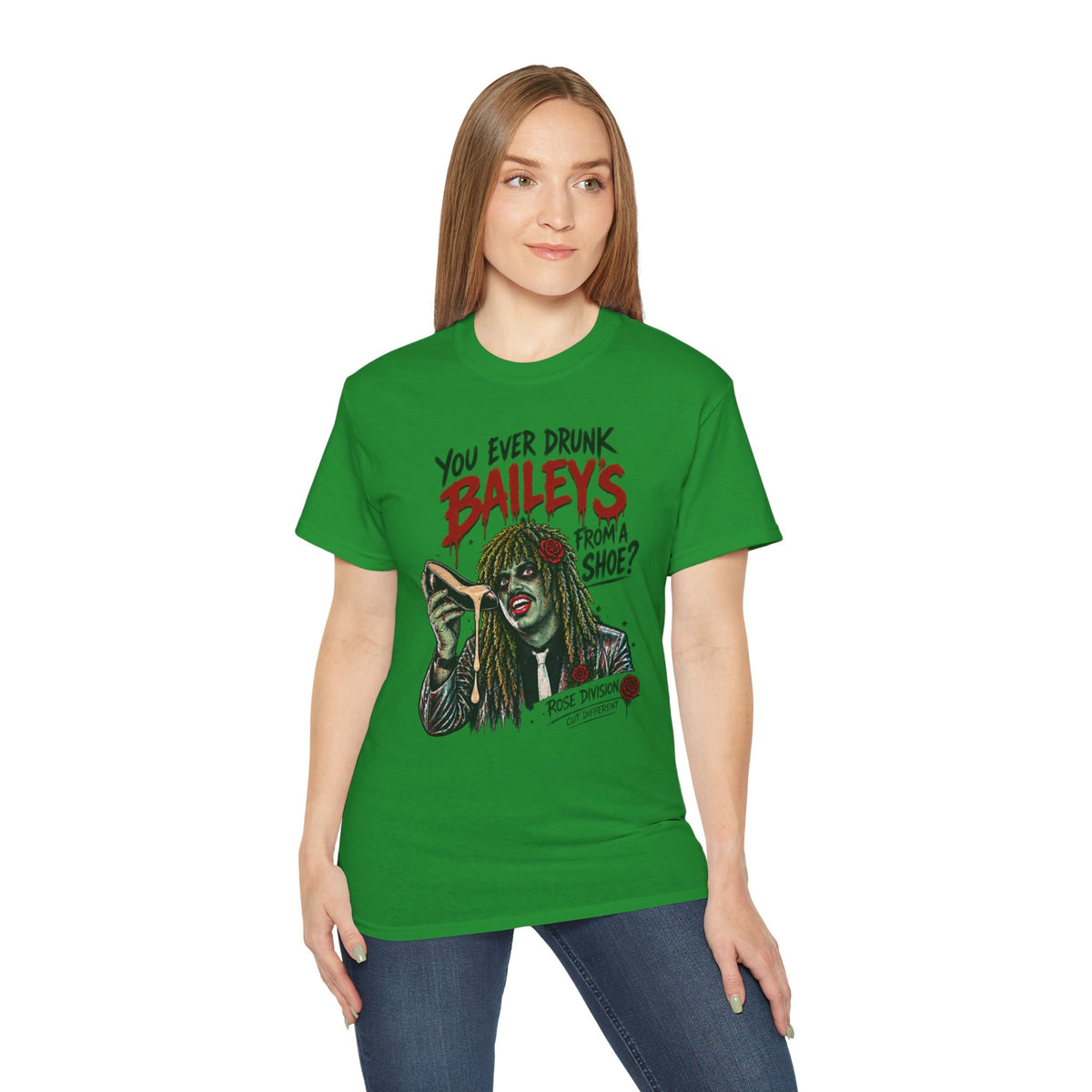 You ever drunk Baileys from a Shoe? Im Old Greg! Unisex Ultra Cotton Tee