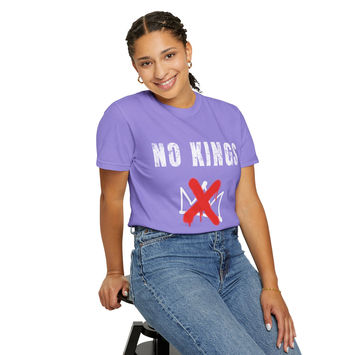 No Kings | Graffiti Text Unisex T-Shirt