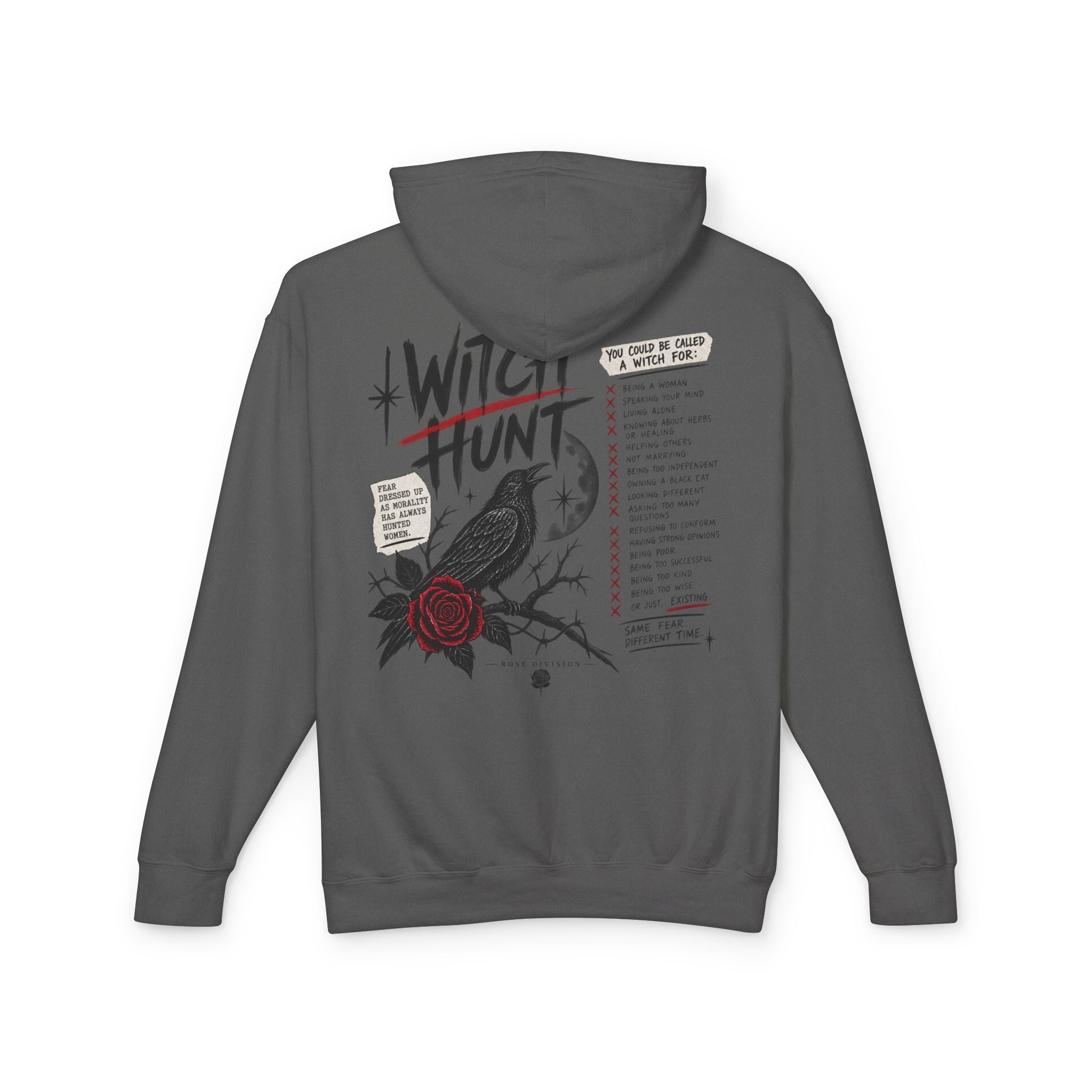 Witch Hunt Unisex Lightweight Hooded Sweatshirt