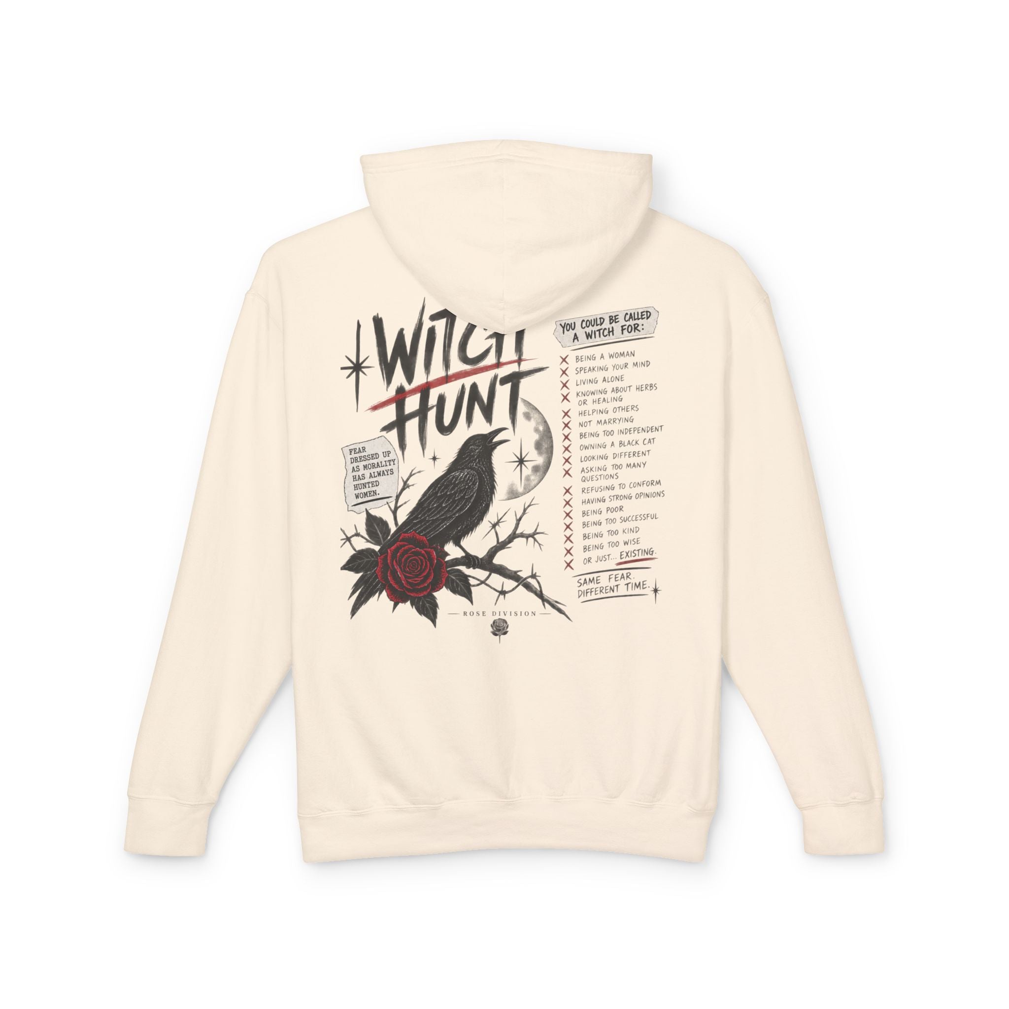 Witch Hunt Unisex Lightweight Hooded Sweatshirt