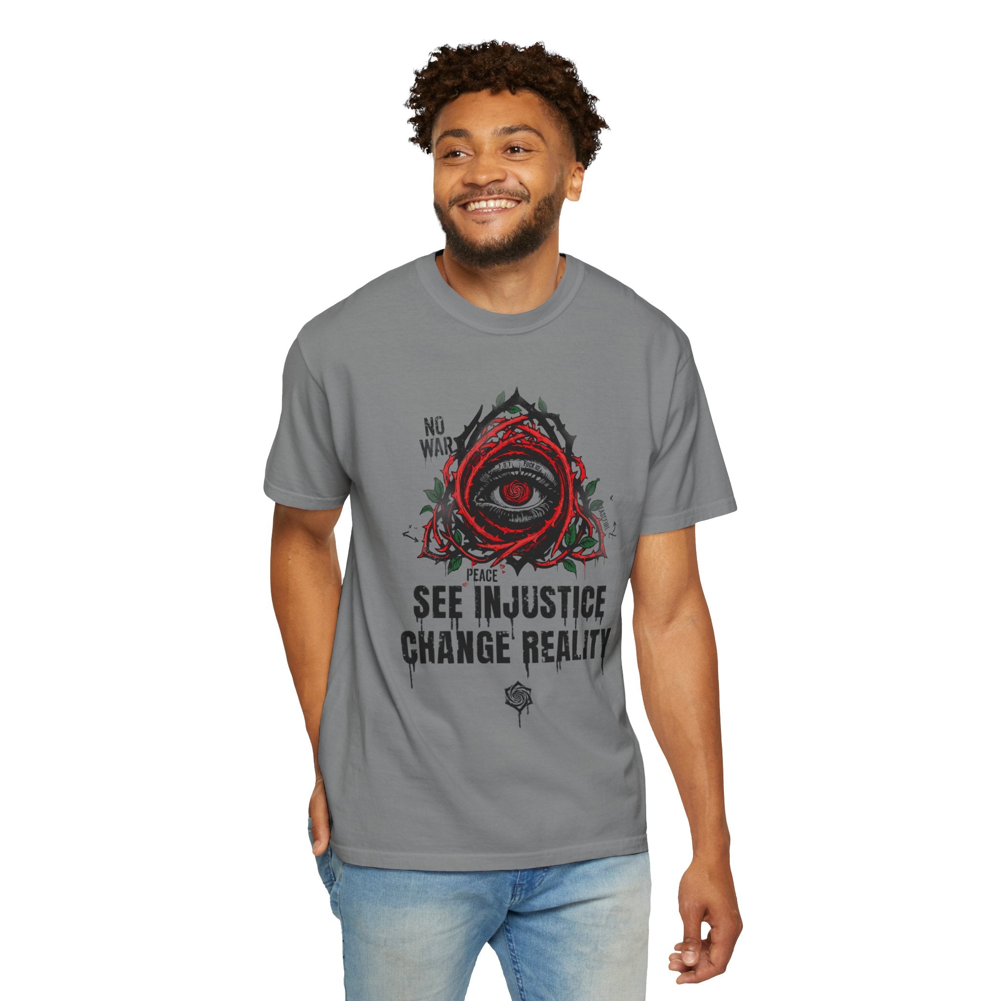 All-Seeing Eye Protest Art | See Injustice Change Reality Unisex T-Shirt