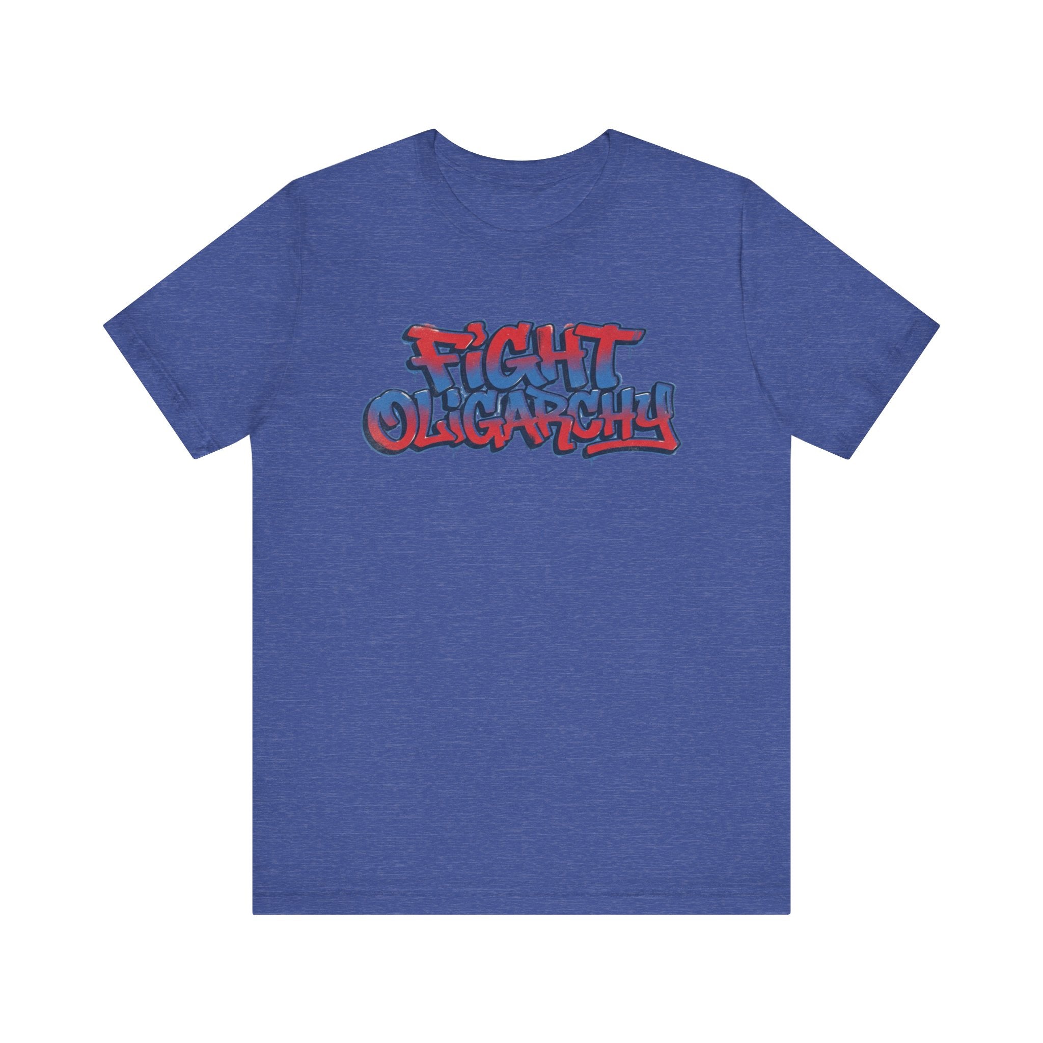 Fight Oligarchy! Bernie and Abdul Unisex Jersey Short Sleeve Tee