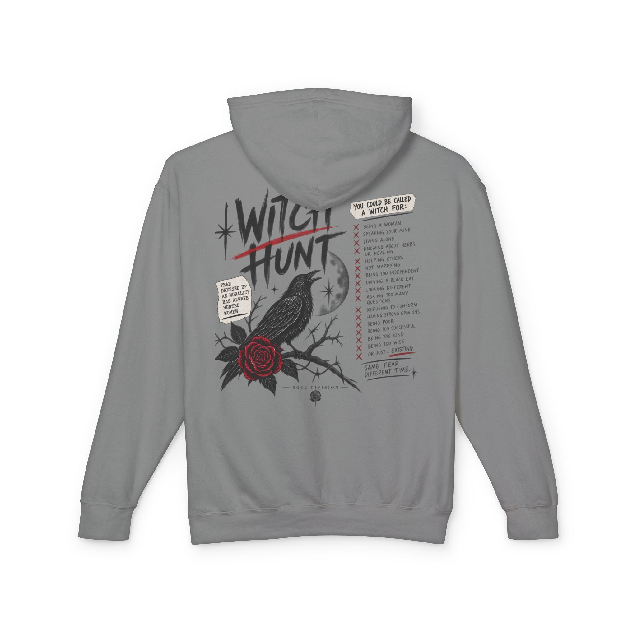 Witch Hunt Unisex Lightweight Hooded Sweatshirt