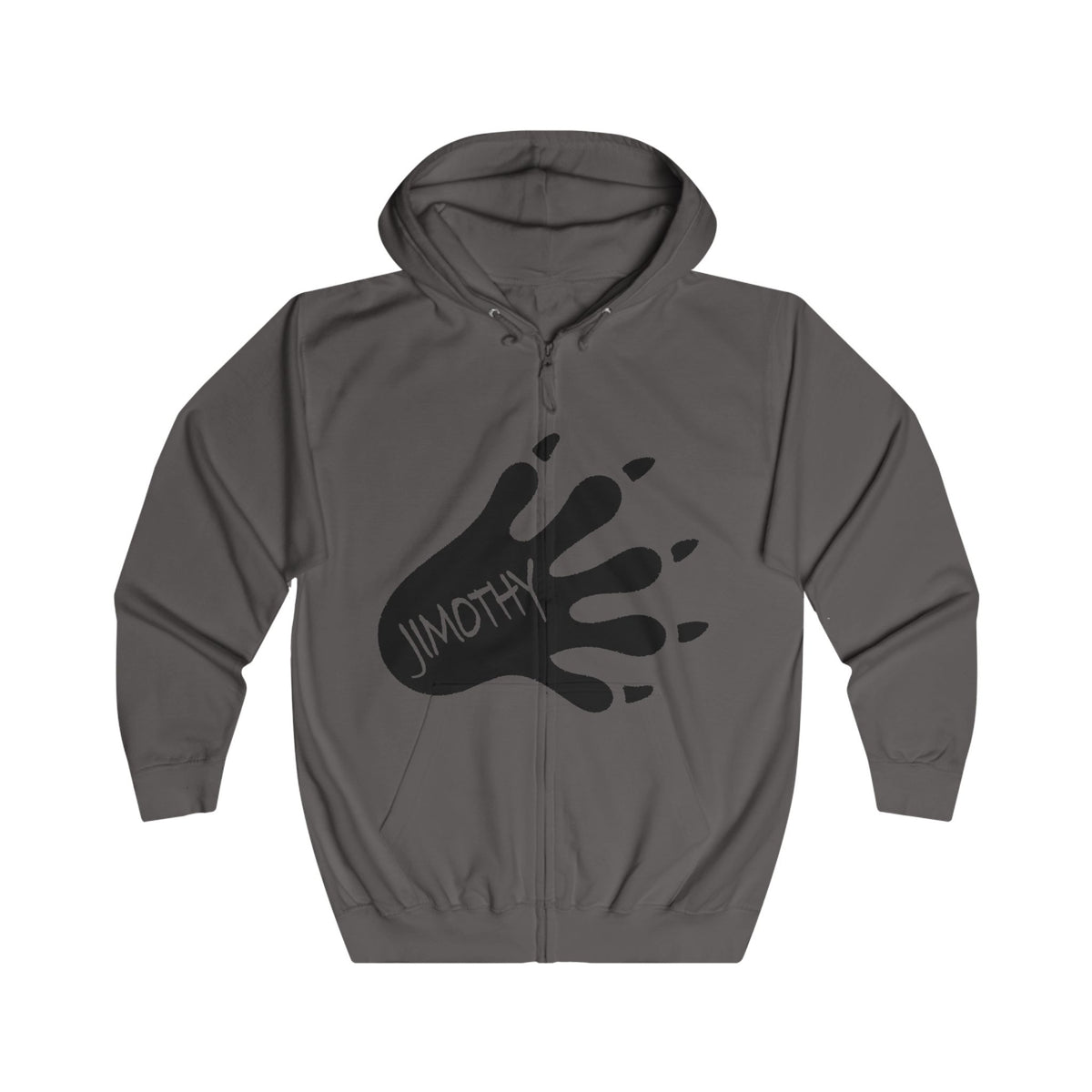 Racoon Out Looking for Trash. Unisex Full Zip Hoodie