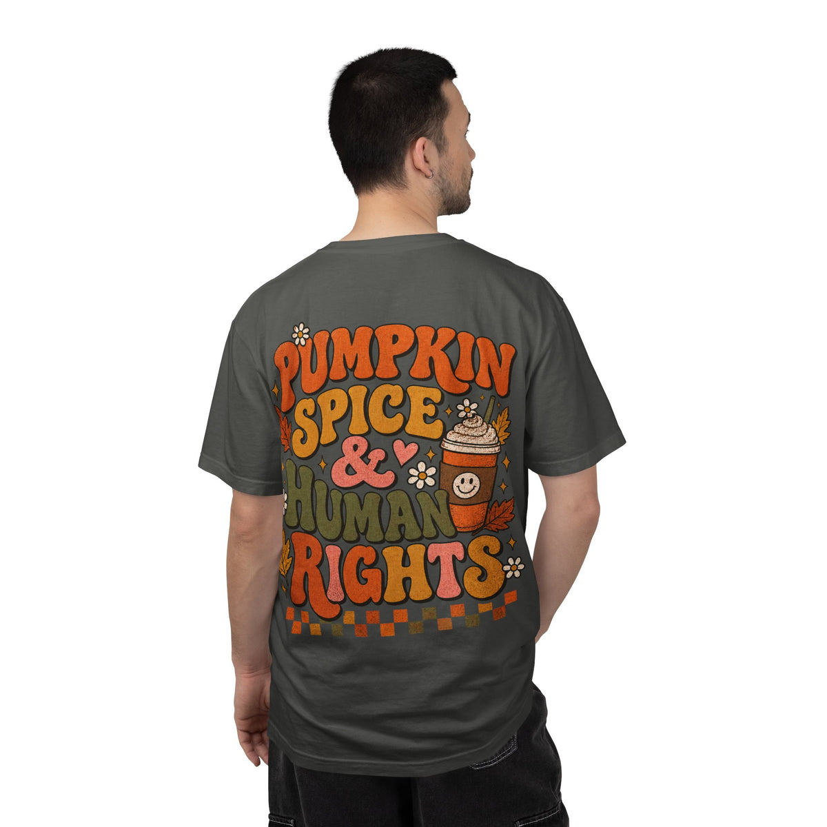 Pumpkin Spice Era Unisex Garment-Dyed T-shirt