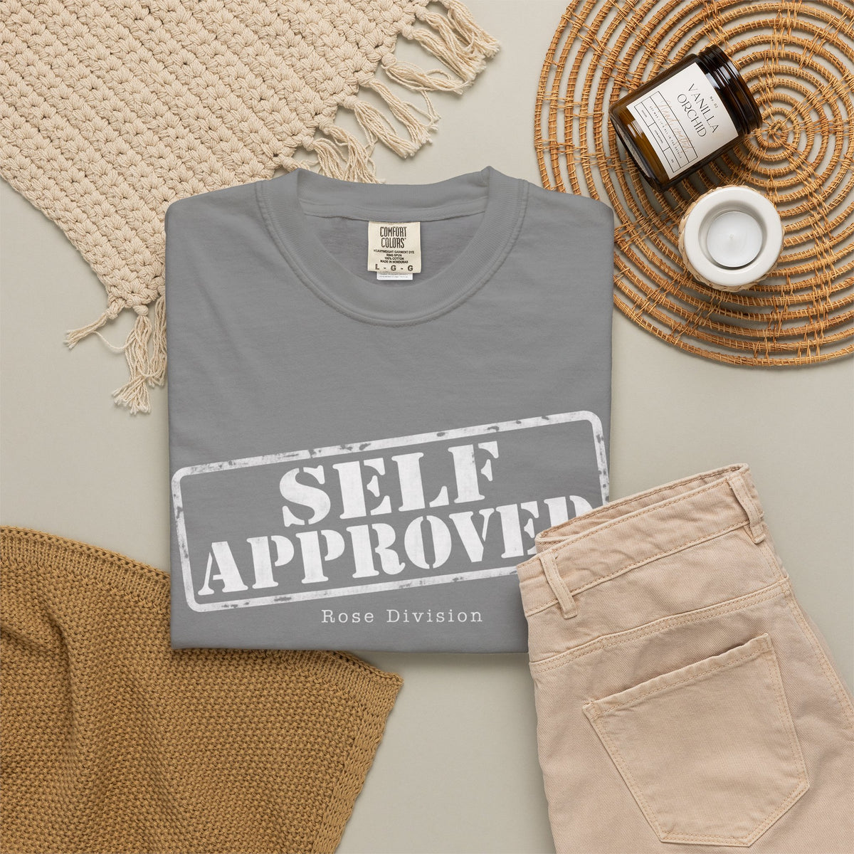 Self approved Unisex Garment-Dyed T-shirt