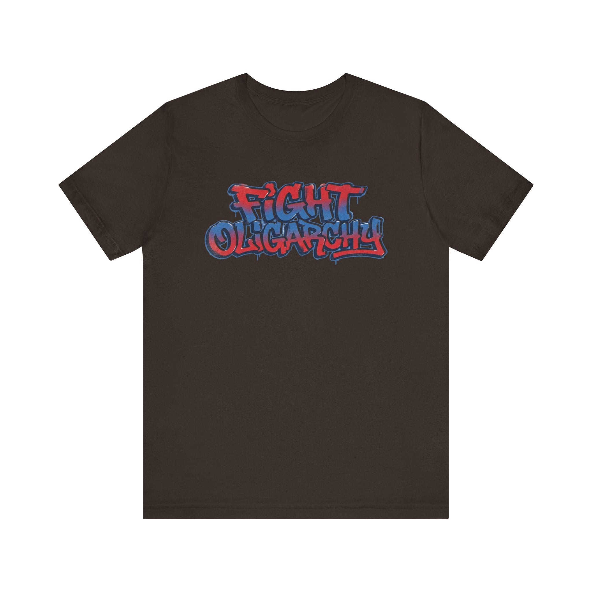Fight Oligarchy! Bernie and Abdul Unisex Jersey Short Sleeve Tee