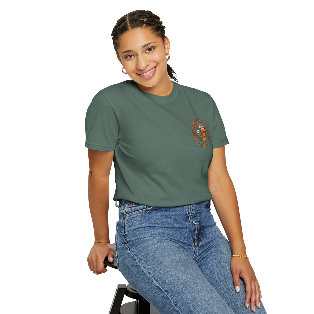 Pumpkin Spice Era Unisex Garment-Dyed T-shirt