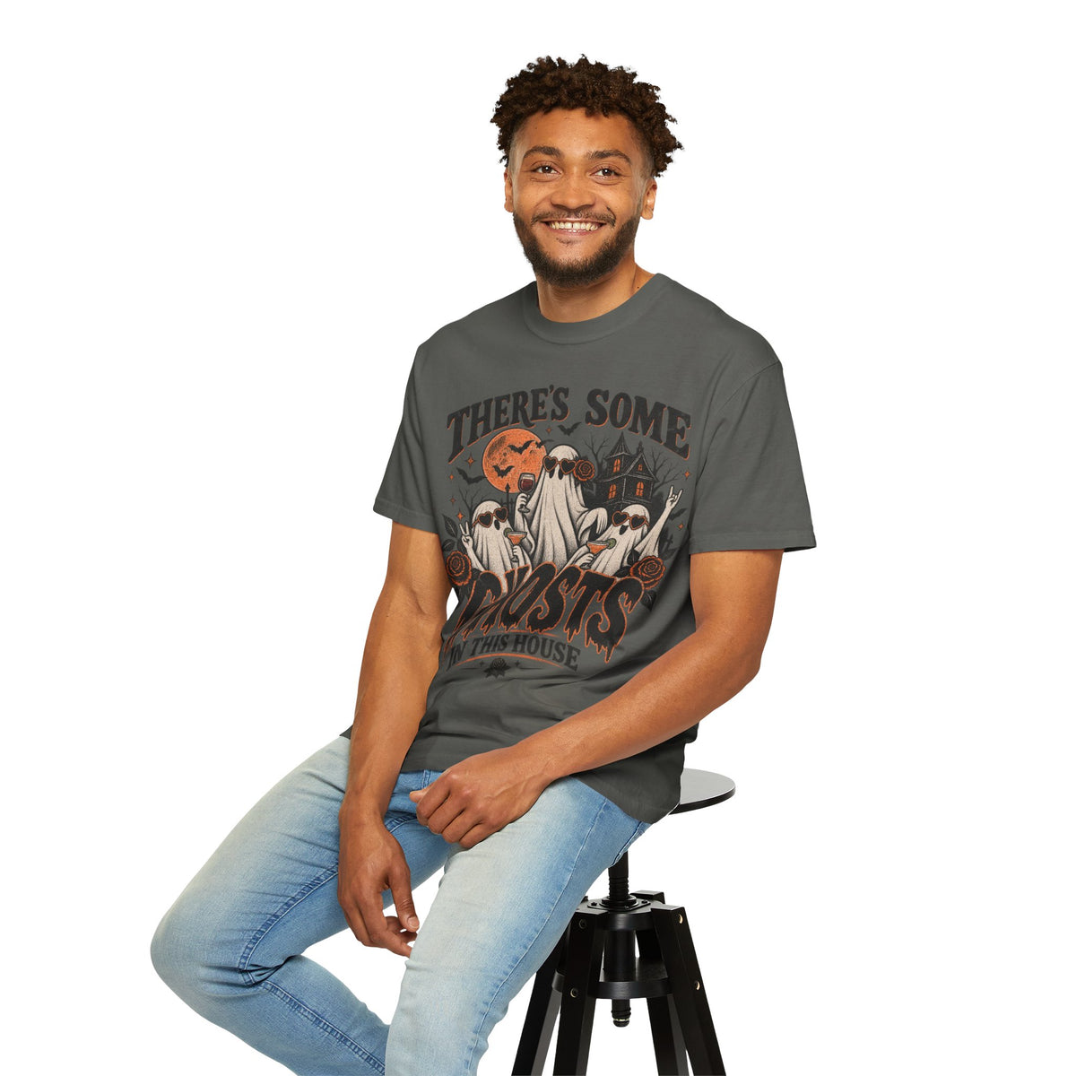There’s some Ghosts in the House. Unisex Garment-Dyed T-shirt