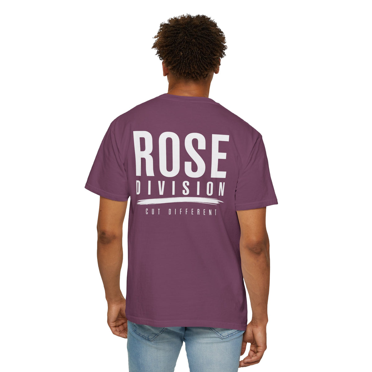 Rose Division small chest logo T-Shirt | rose graphic tee