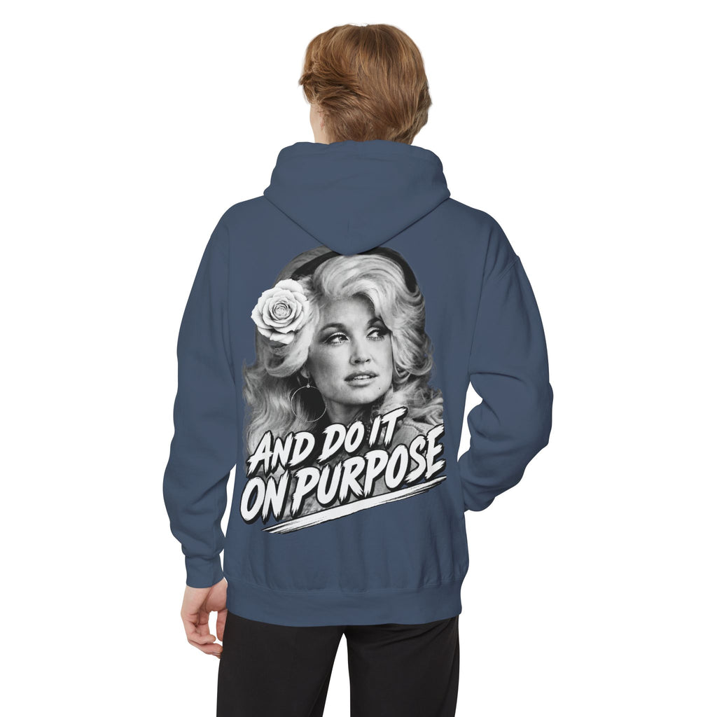A Tribute to the one and only Dolly. Rose Division holds the same values as the late GOAT. Unisex Garment-Dyed Hoodie