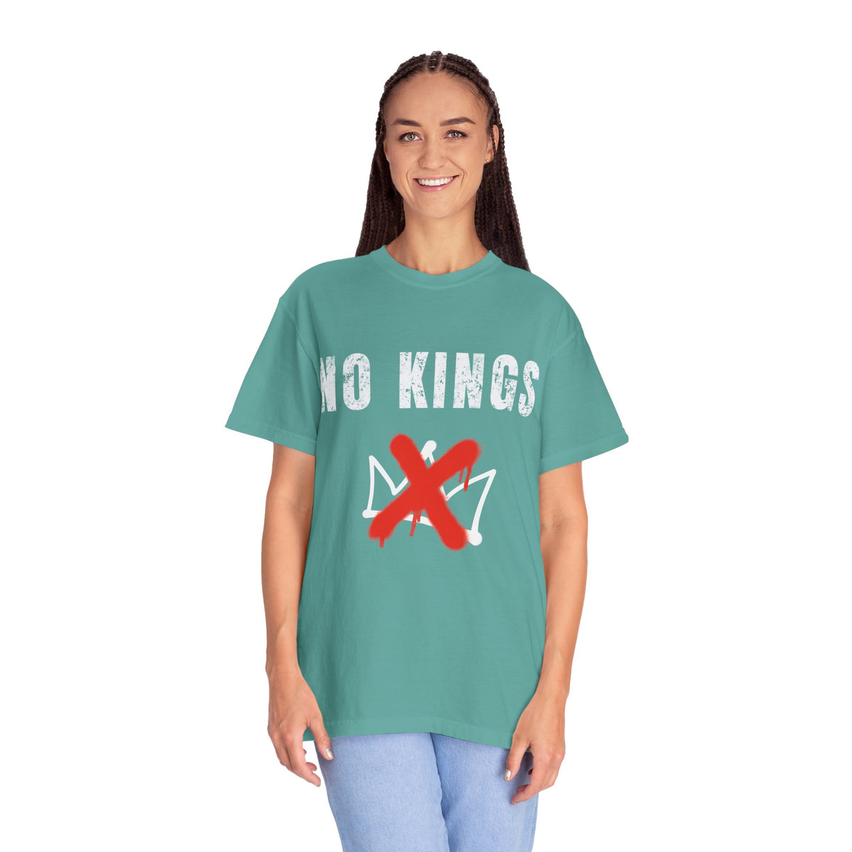 No Kings | Graffiti Text Unisex T-Shirt