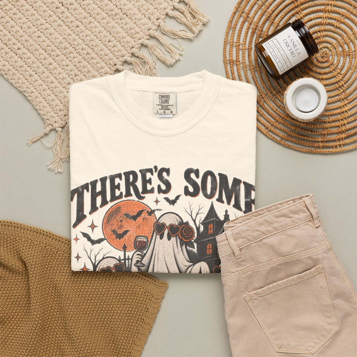 There’s some Ghosts in the House. Unisex Garment-Dyed T-shirt